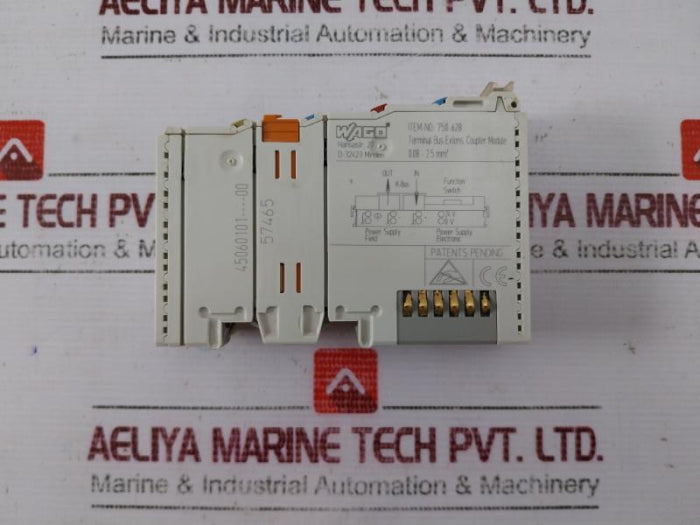 Wago 750-628 Terminal Bus Extender Coupler Module 57465