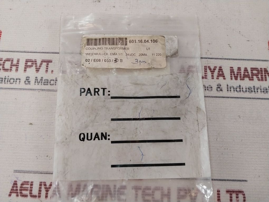 Weidmuller Ema I-i Coupling Transformer 991-a-007/U1