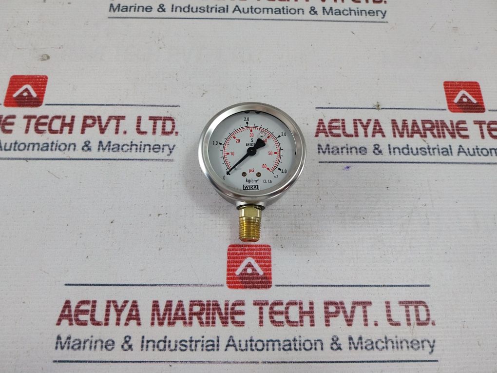 Wika 213.53.063 Pressure Gauge 0-60 Psi