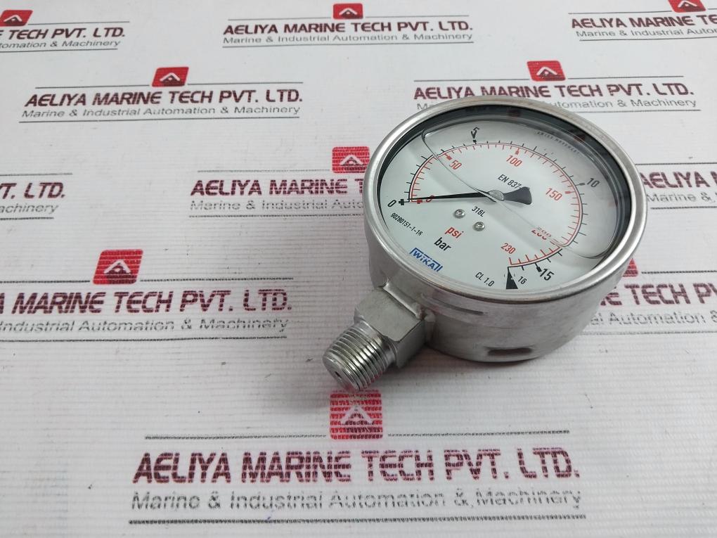Wika 233.50.100 Pressure Gauge 0–16 Bar