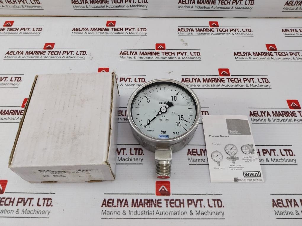 Wika 233.50.100 Pressure Gauges 0 – 16 Bar