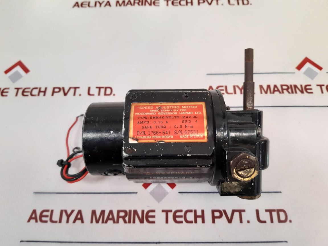 Woodward Smm40 Speed Adjusting Motor 1766-541