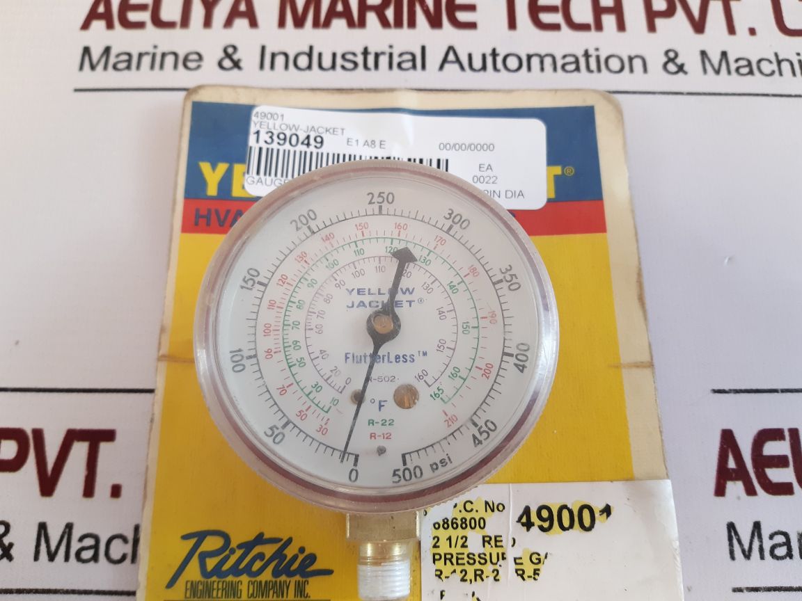 Yellowjacket 49001 Pressure Gauge