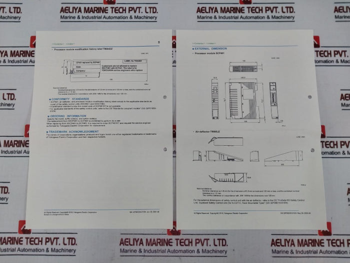 Yokogawa Scp461-51 S2 Vnet/Ip Processor Module, 000064Ad92E8,000064Ad92E9
