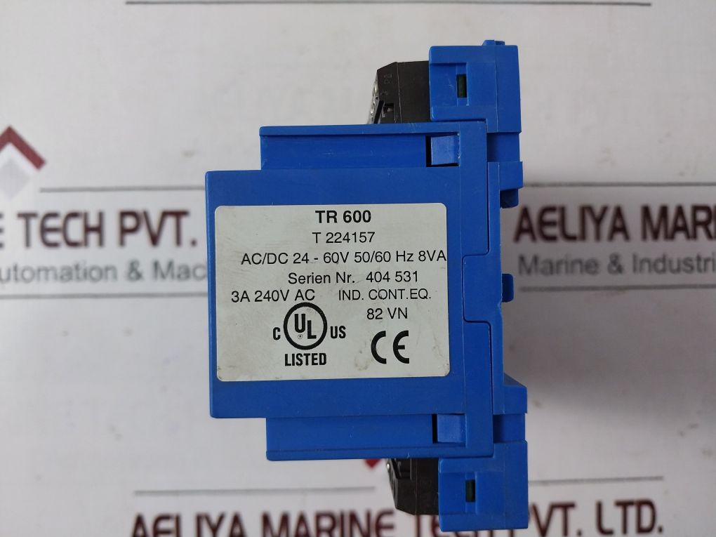 Ziehl Tr 600 Temperature Relay Ac/Dc 24-60V 50/60Hz 8Va
