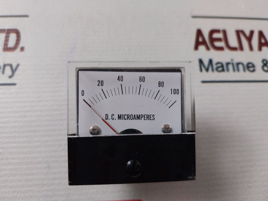 0-100 D.C. Microamperes Analogue Panel Meter