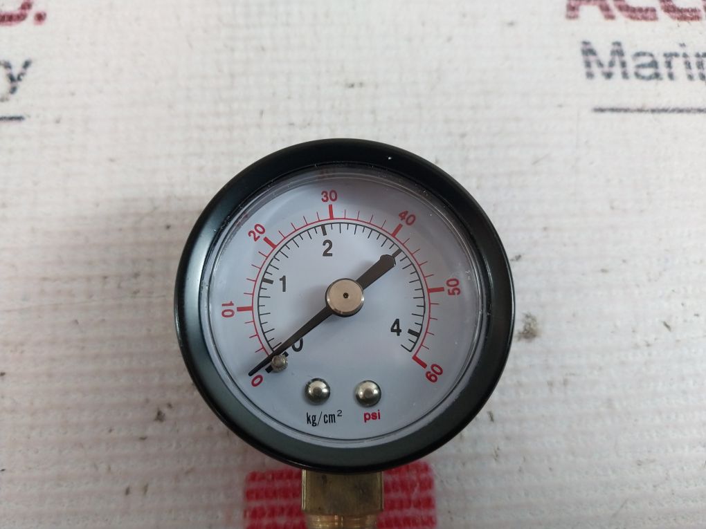 0-60 Psi 0-4 Kg/Cm2 Pressure Gauge