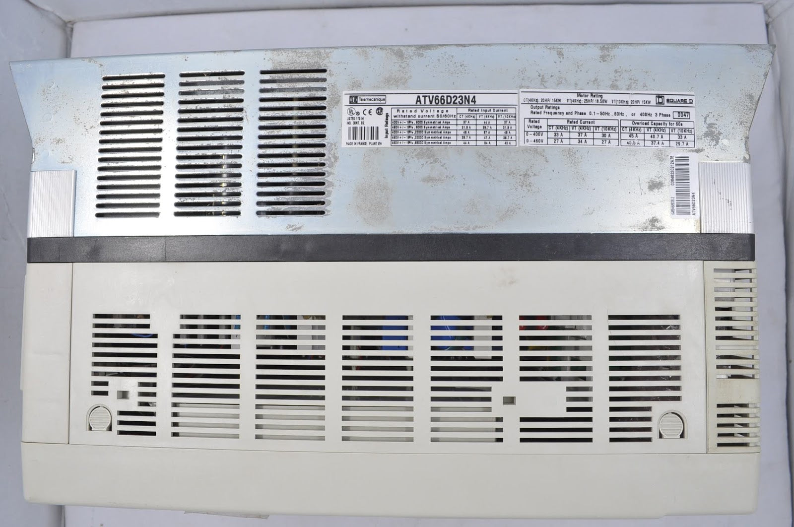 Square-d telemecanique altivar66 atv66d23n4 motor drive