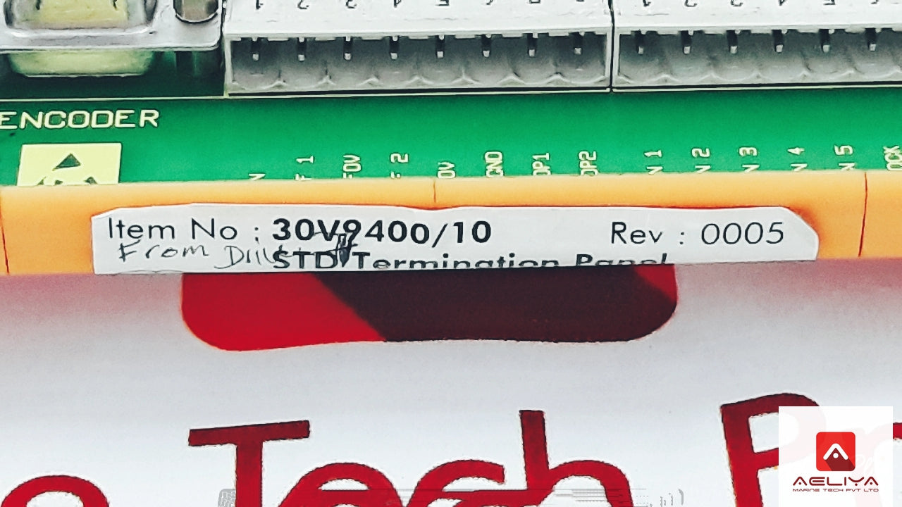 cegelec 30v9400/10 std termination panel