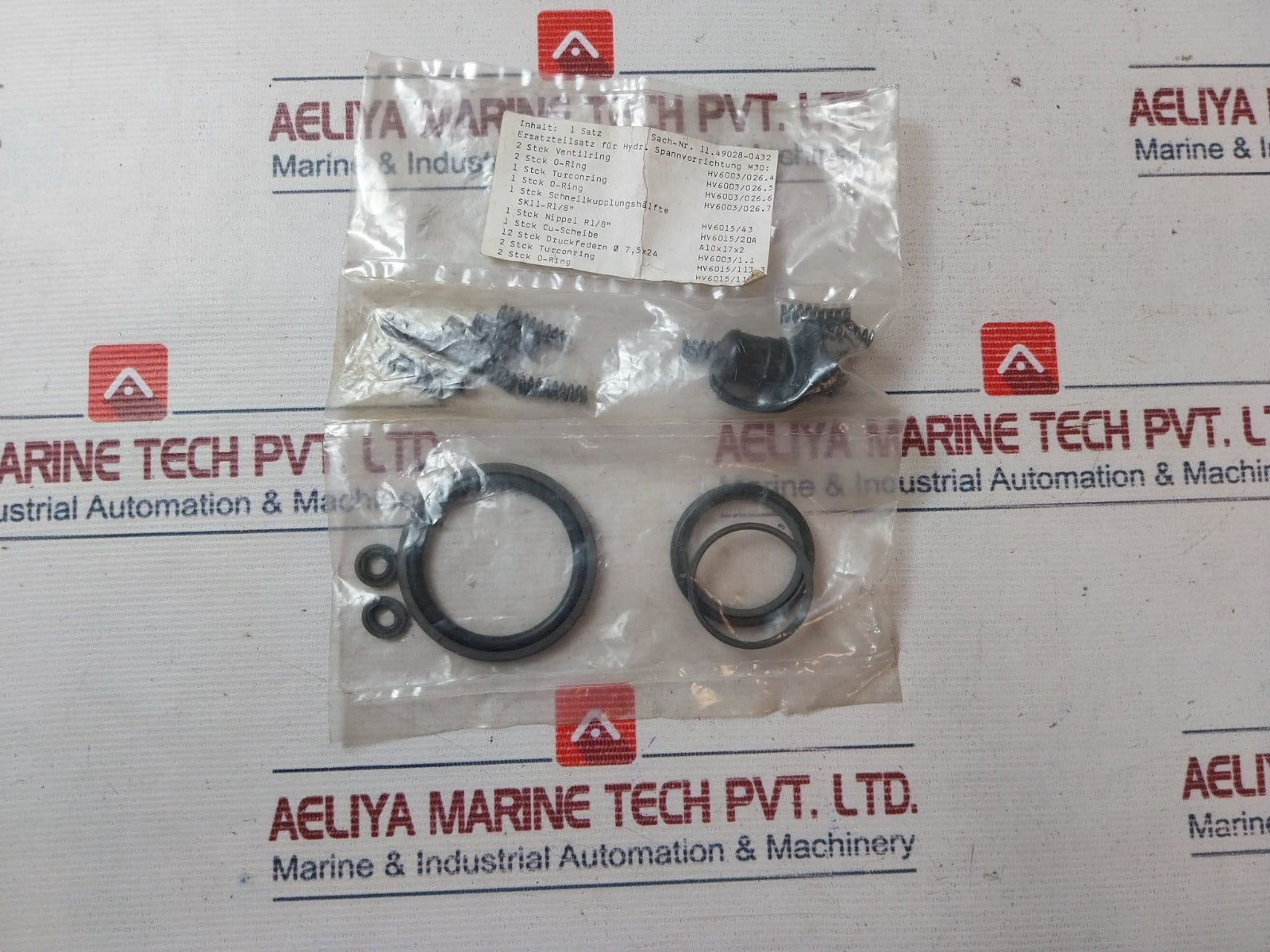11.49028-0432 O-ring Valve Set
