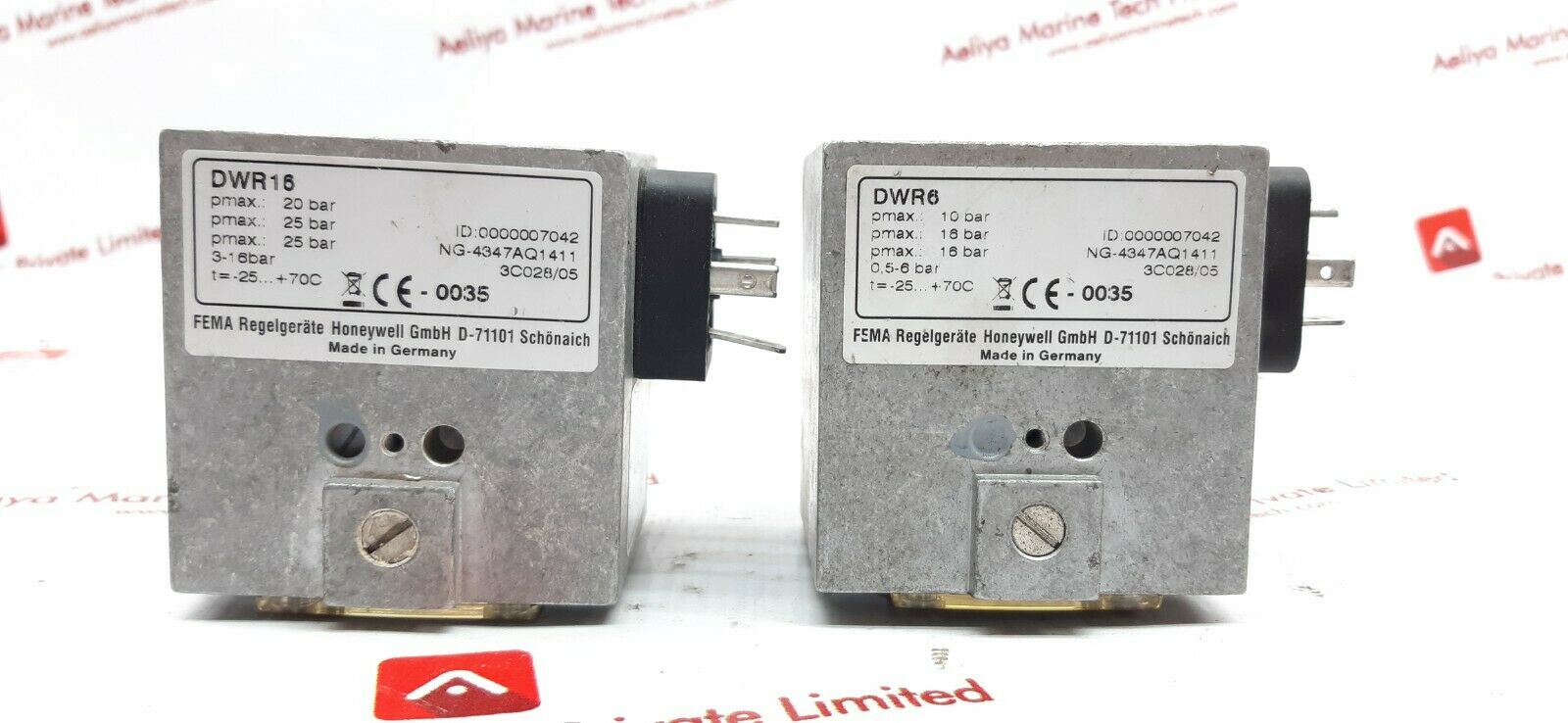Honeywell dwr6 fema pressure monitor