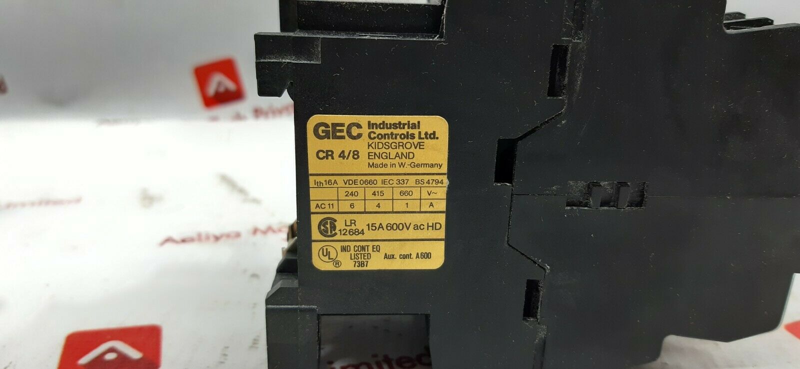 GEC cr8/44e multi-pole relay