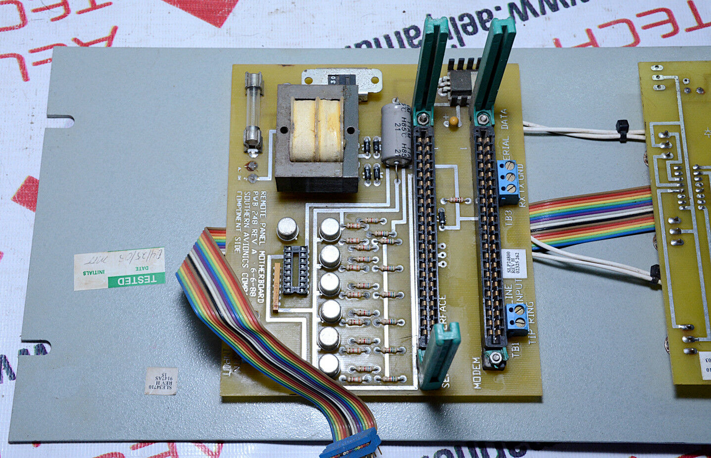 Sac rrcp-1 remote radio beacon control panel pwb 247 rev a