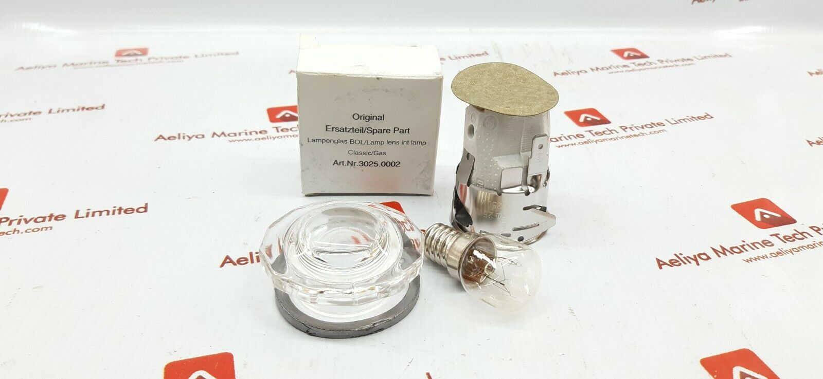 3025.0002 lampenglas bol/lamp lens int lamp / 3023.0506 socket for interior lamp