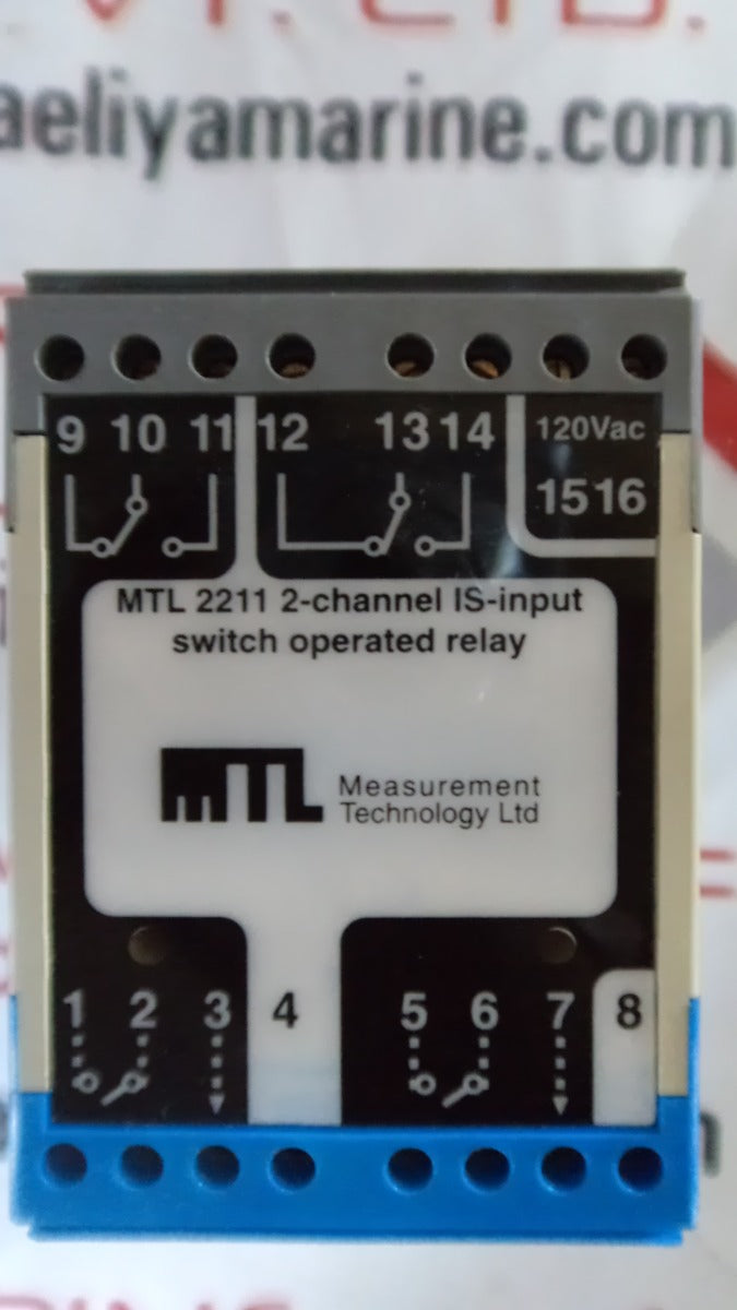Mtl2211 2 channel is-input switch operated relay