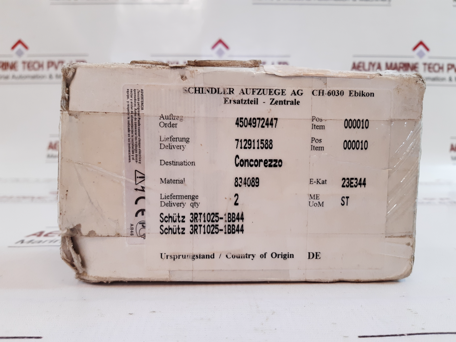 Siemens 3Rh1921-1Ha22 Auxiliary Contact Block With 3Rt1025-1B..4 Contactor