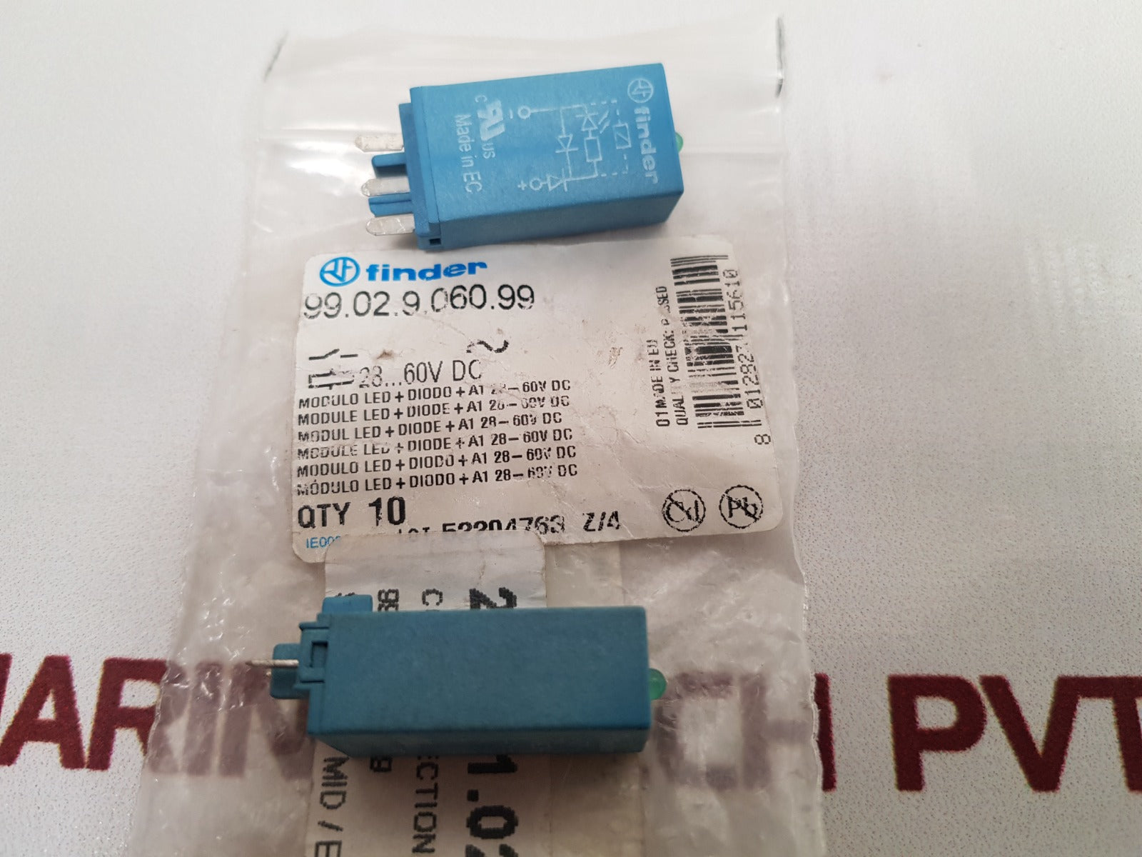 Finder 265.11.02.040 Coil Protection Diode