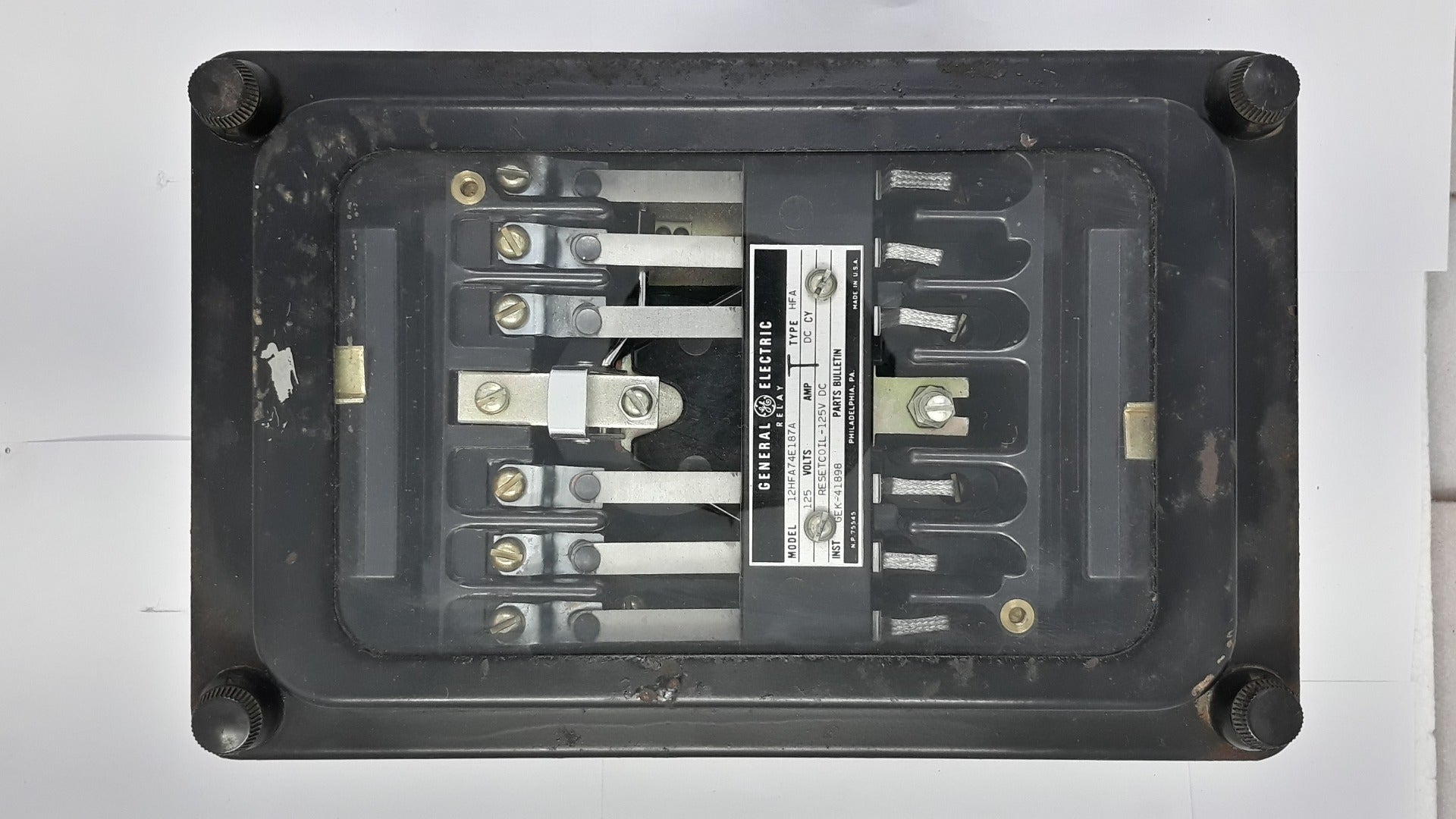 General Electric 12Hfa74E187A Relay
