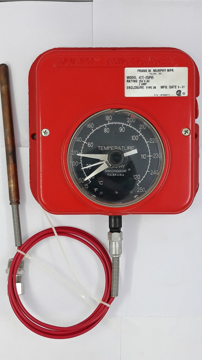 Murphy 45Te-250P05 Tempurature Switch Gauge 10700271