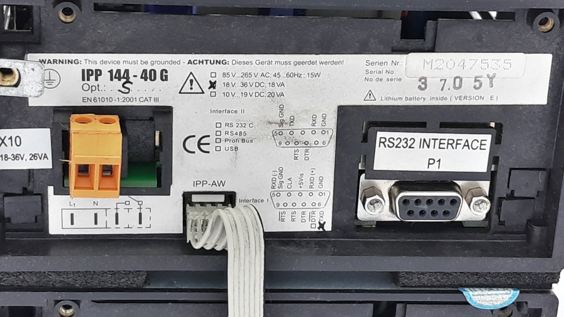 Kongsberg ipp144-40 g engine order printer