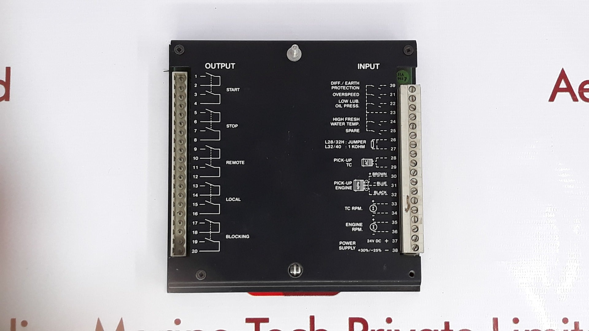 Man B&W Rpm Meter Module