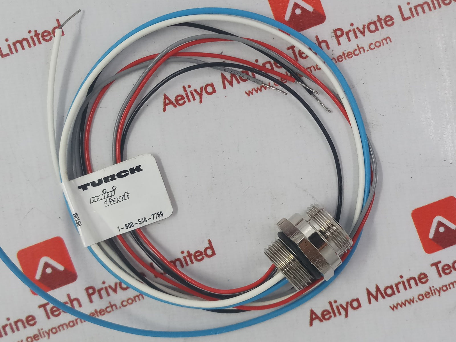 Set of 11x Turck rsf 57-0.5m cable