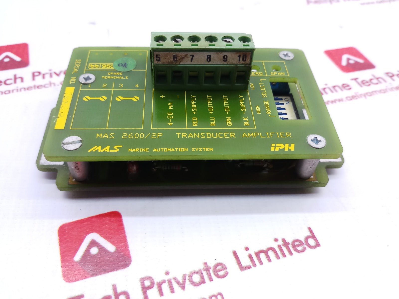 Iph mas 2600/2p transducer amplifier wb db tk 5-6 ps