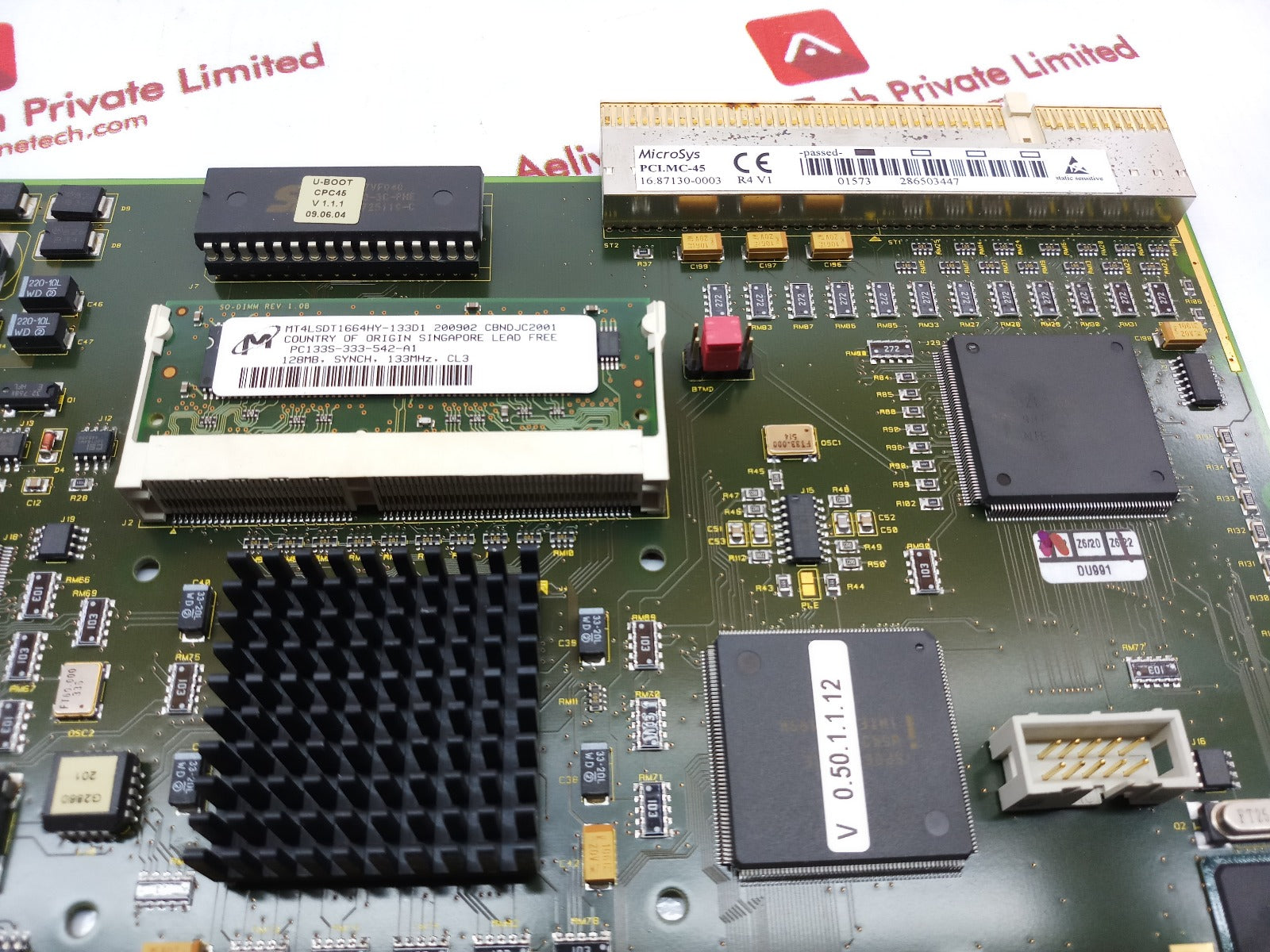 Microsys Pci.Mc-45 Pcb Card 16.87130-0003 Printed Circuit Board