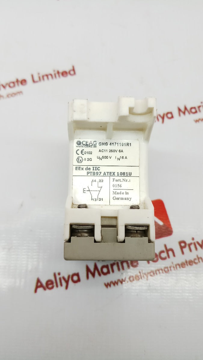 Ceag ghg 4171101r1 push button