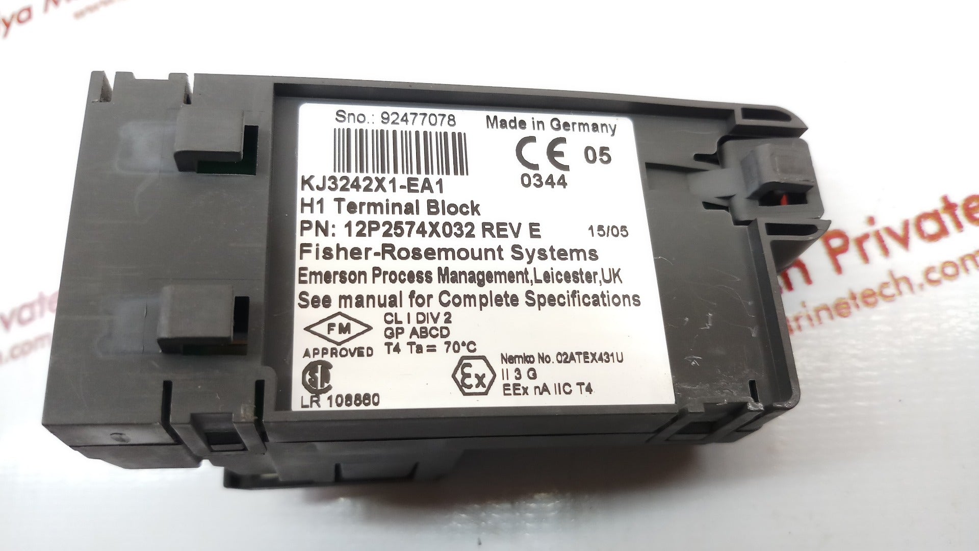 Emerson Fisher Rosemount 12P2574X032 H1 Terminal Block