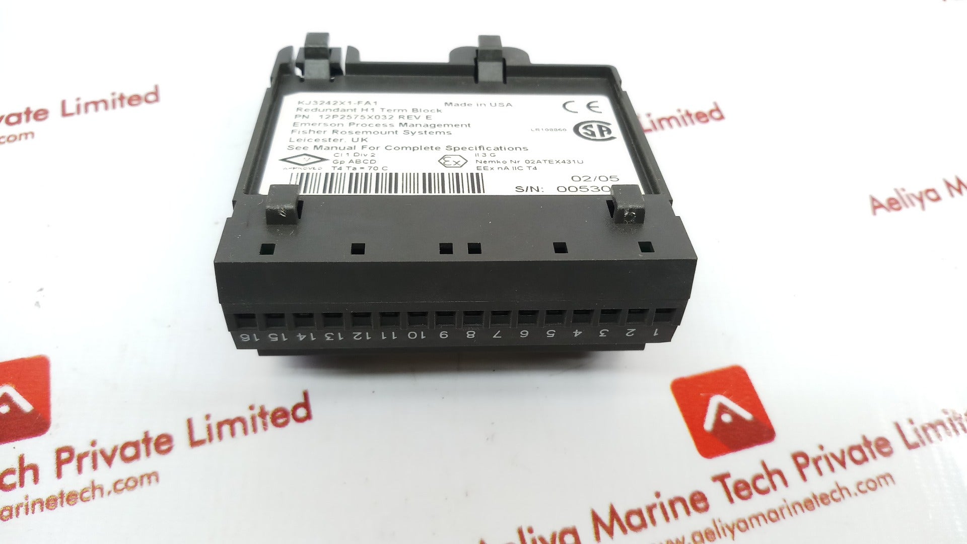 Emerson fisher rosemount 12p2575x032 kj3242x1-fa1 redundant h1 term block