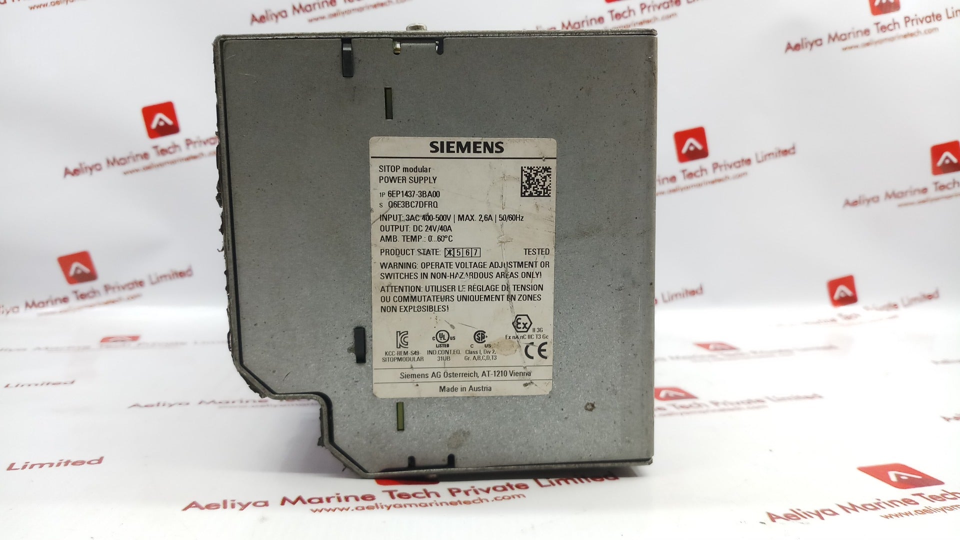 Siemens 6ep1 437-3ba00 sitop modular power supply