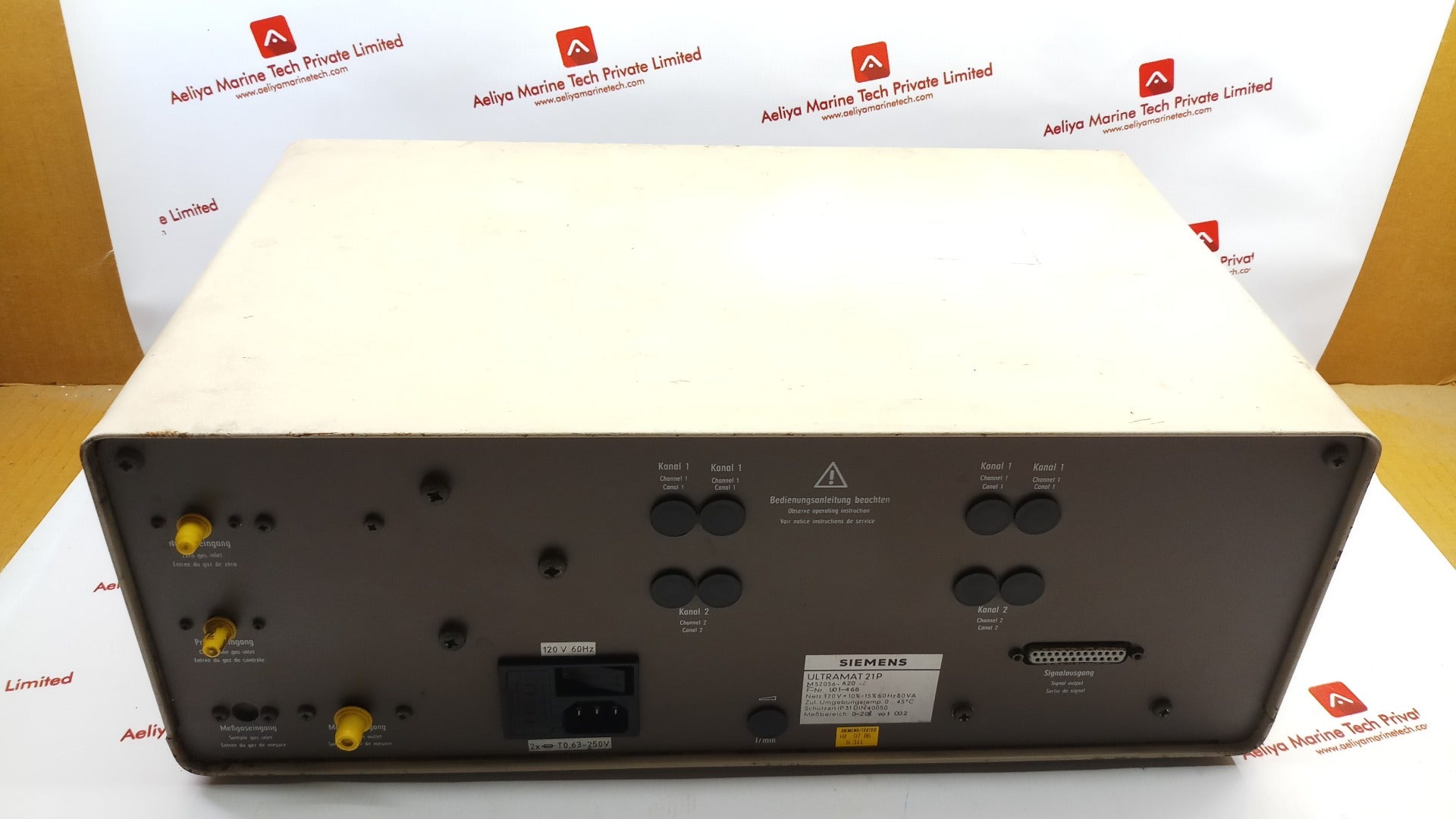 Siemens M52056-a20-z Ultramat 21P Gas Analyzer