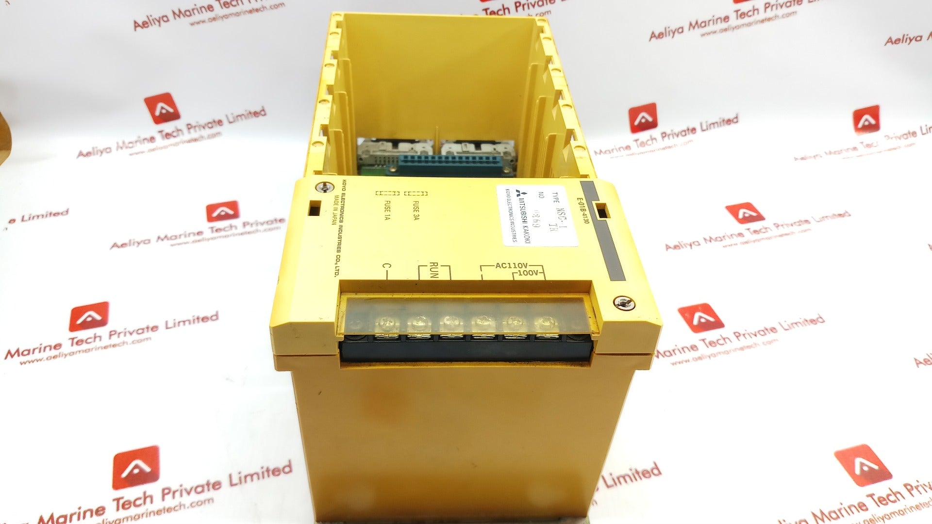 Mitsubishi Kakoki E-01B-4130 Power Supply 5 Slot Module Rack Nsc-1 Tr