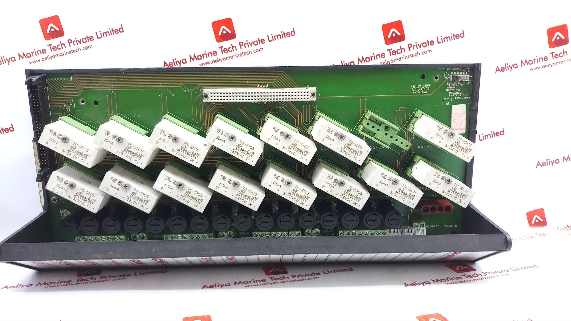 Fisher Rosemount 01984-4124-0001 Isolated Discrete Termination Panel