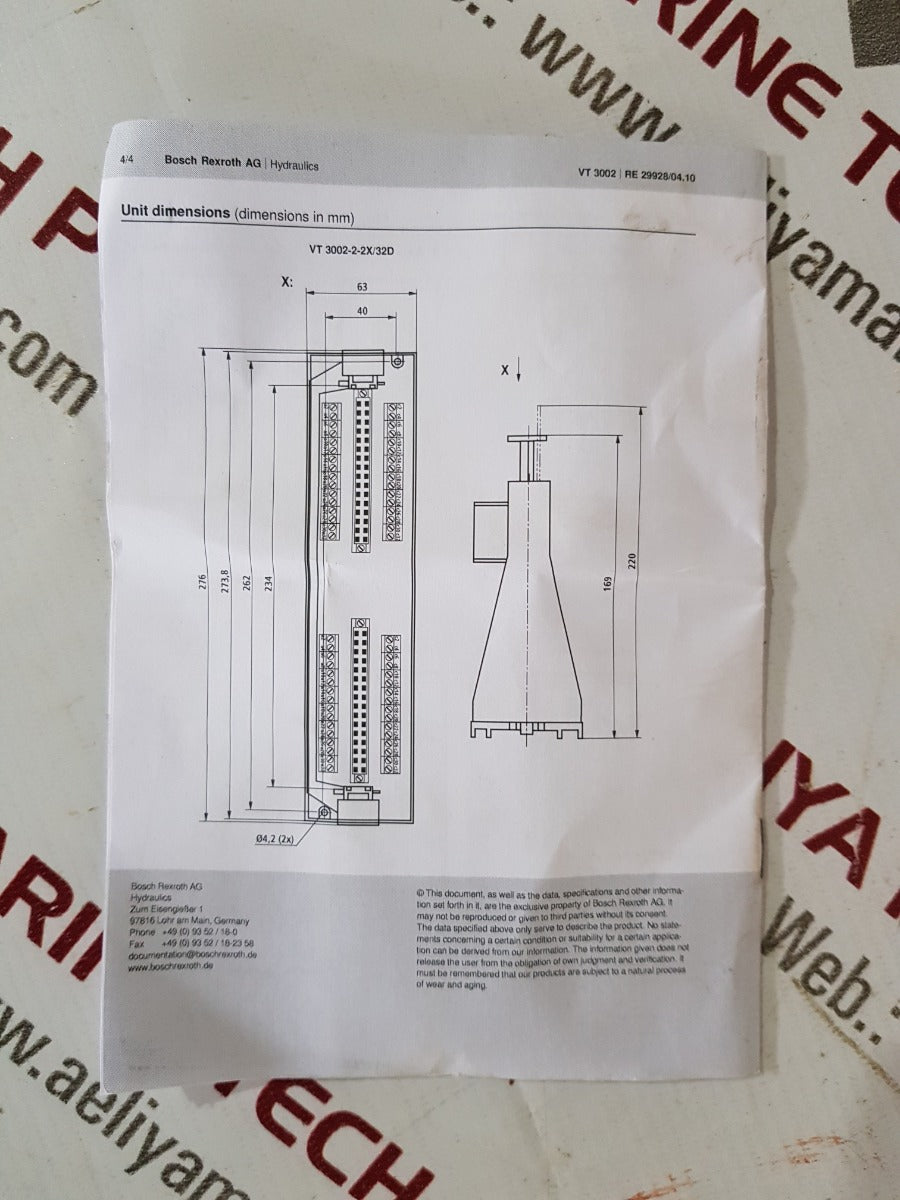 Rexroth vt3002-1-2x/48f hydraulics r900020154
