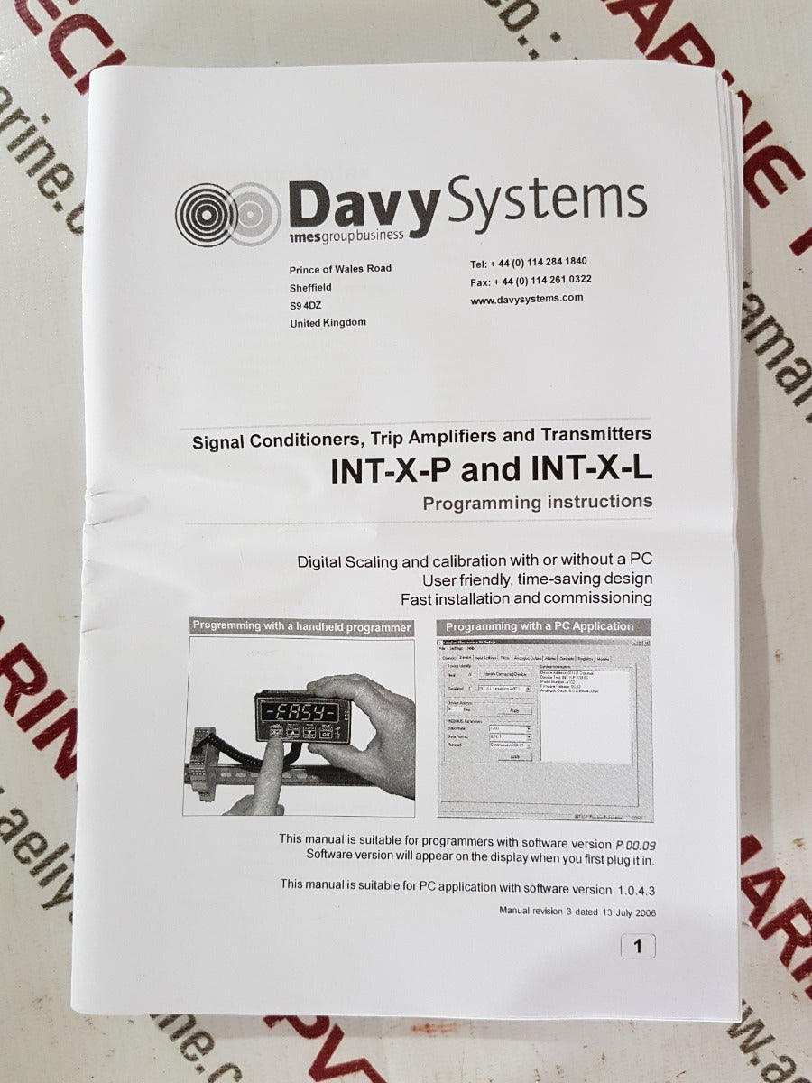 Davy systems int-x-dlpt