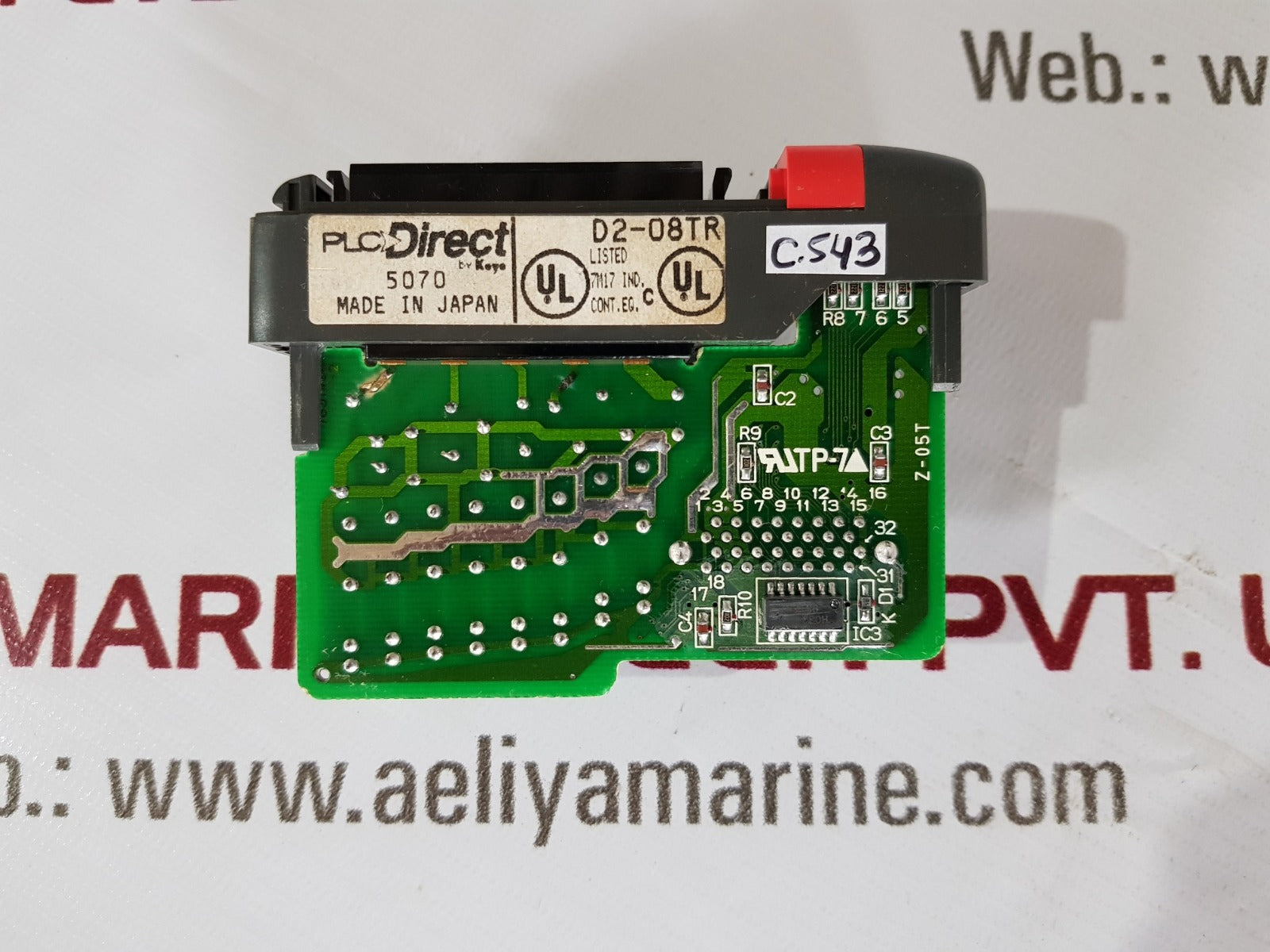 plc direct d2-08tr relay output module