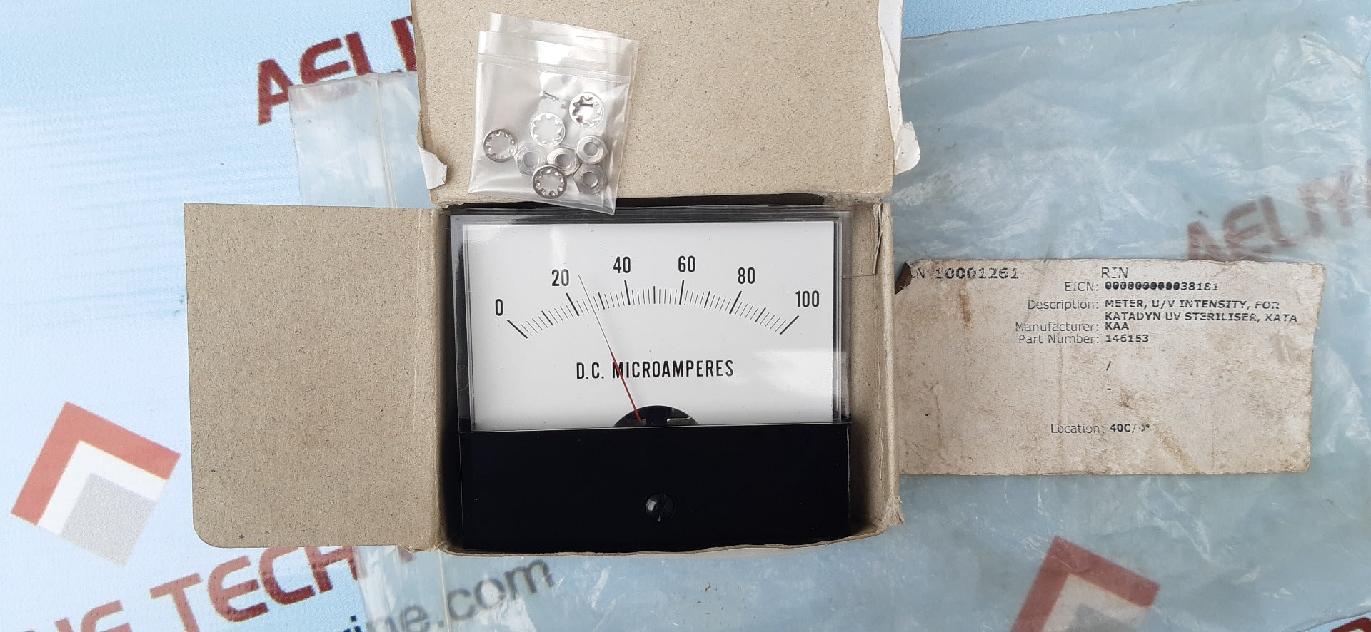 D.c.microamperes meter 0-100