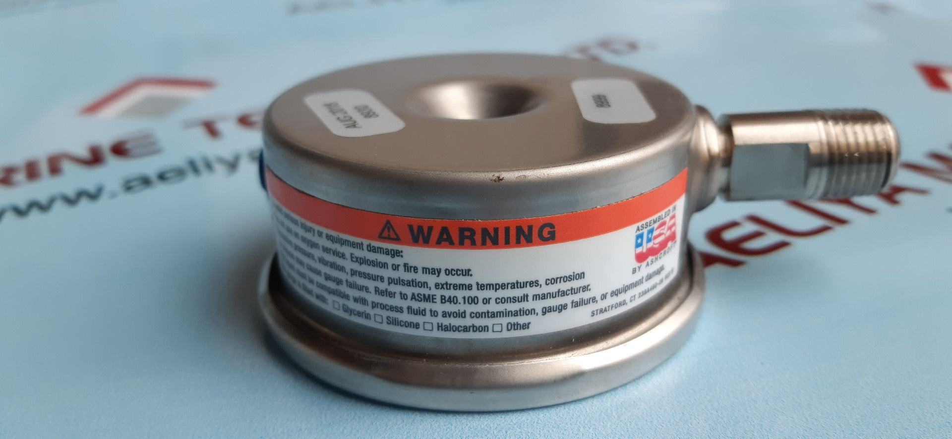 Ashcroft 63-1008-s-02l-5000# industrial duralife gauge 0 to 5000 psi