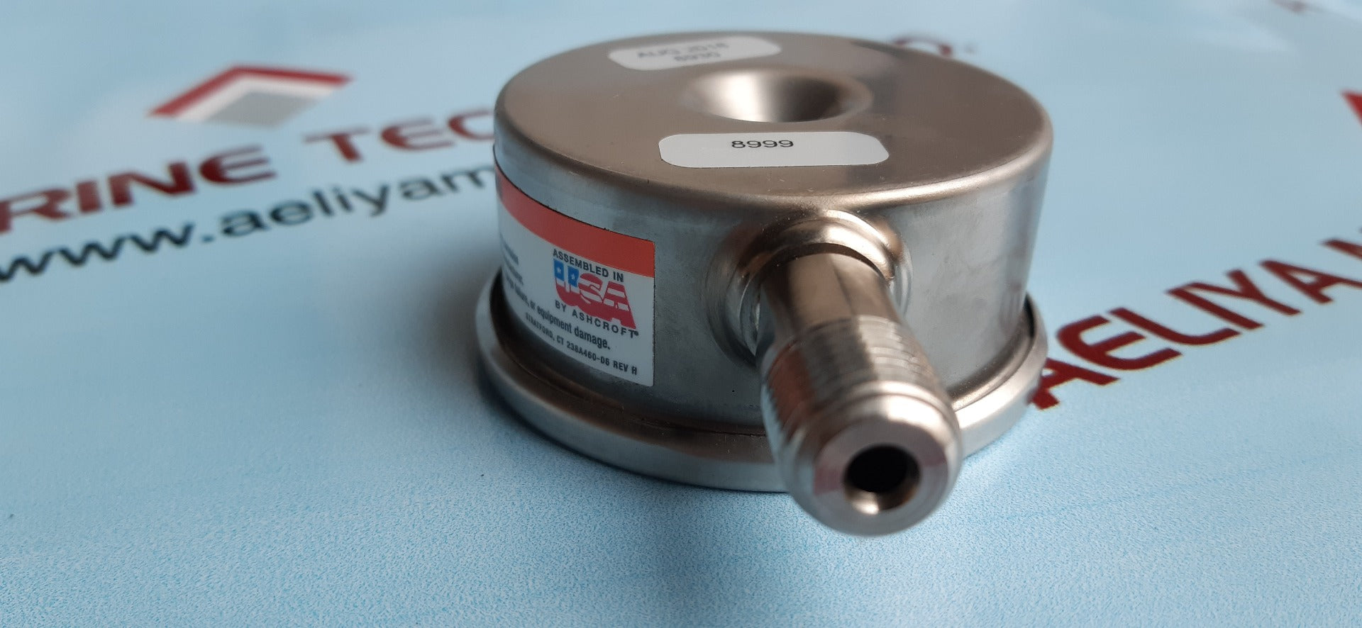 Ashcroft 63-1008-s-02l-5000# industrial duralife gauge 0 to 5000 psi