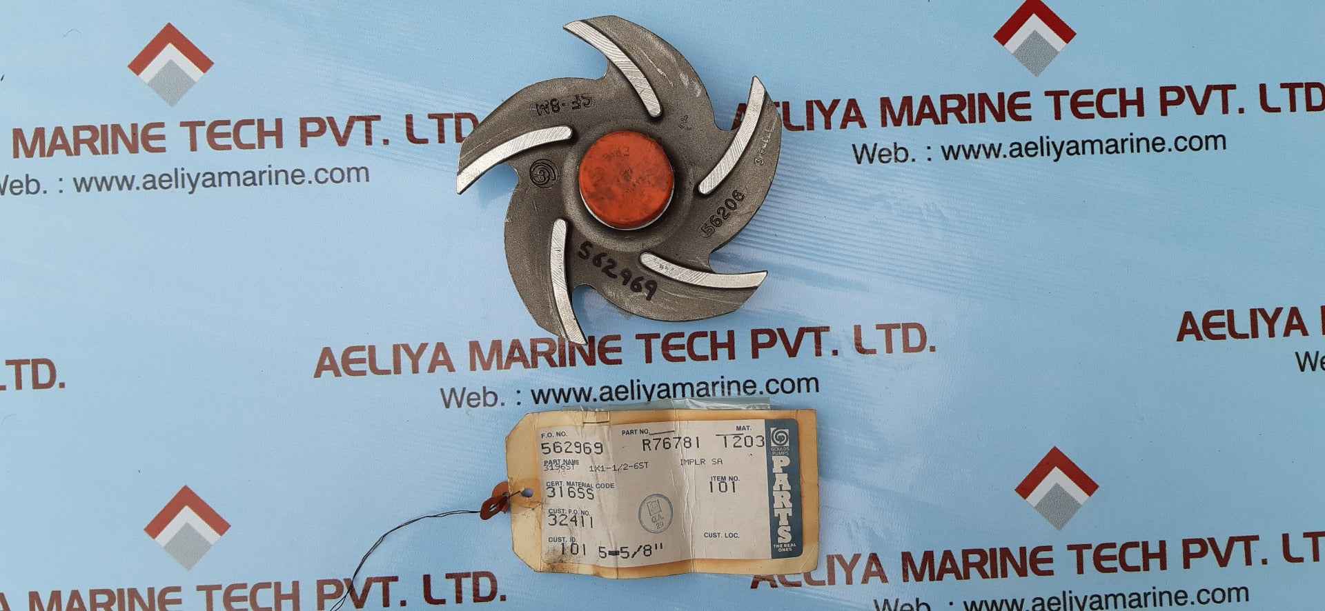 Gould pump 076781-1203 impeller