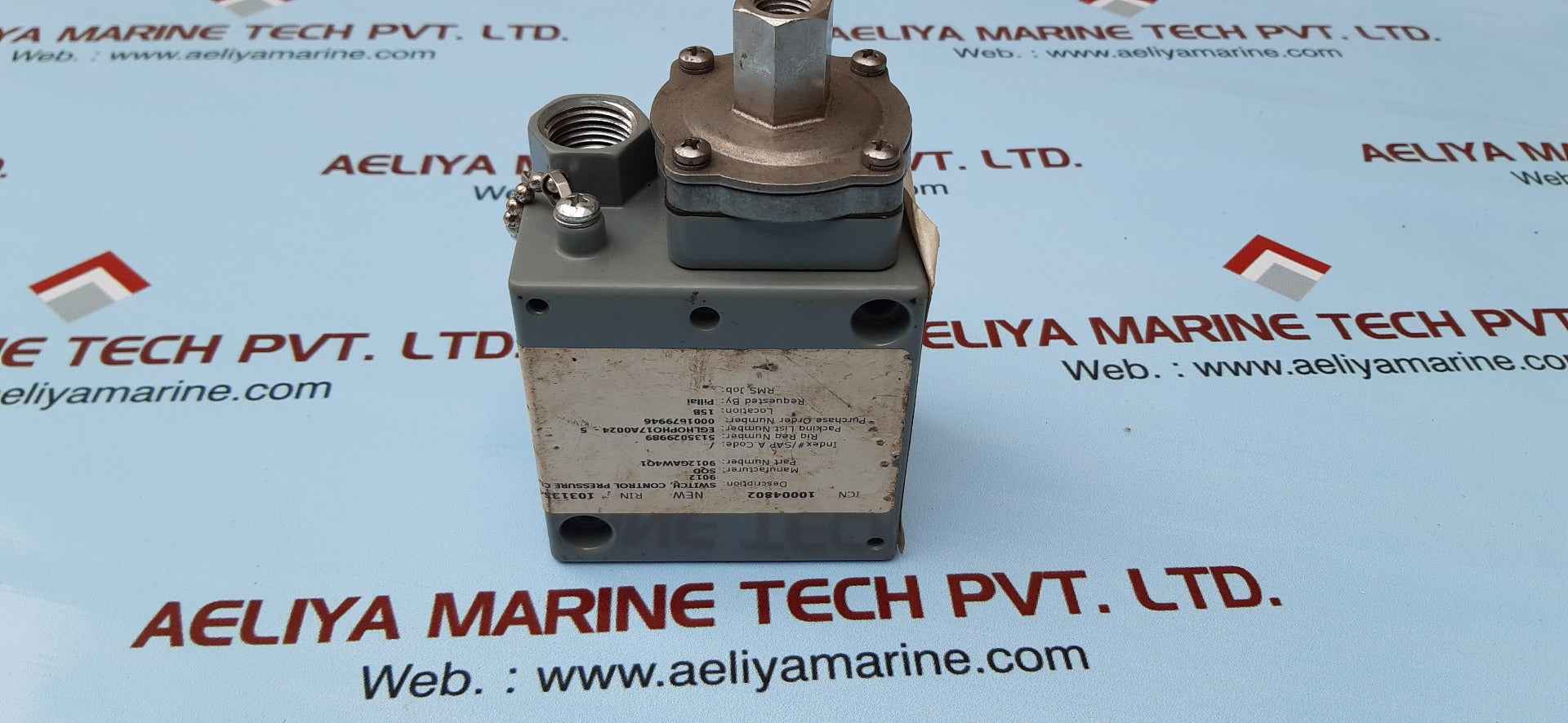 Square D 9012 Gaw-4 Pressure Switch Series:C, 9012Gaw4Q1 (1.5-75 Psig 1-5.3Bar)