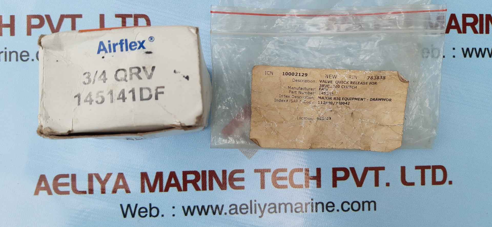 Eaton airflex 145141df quick release valve