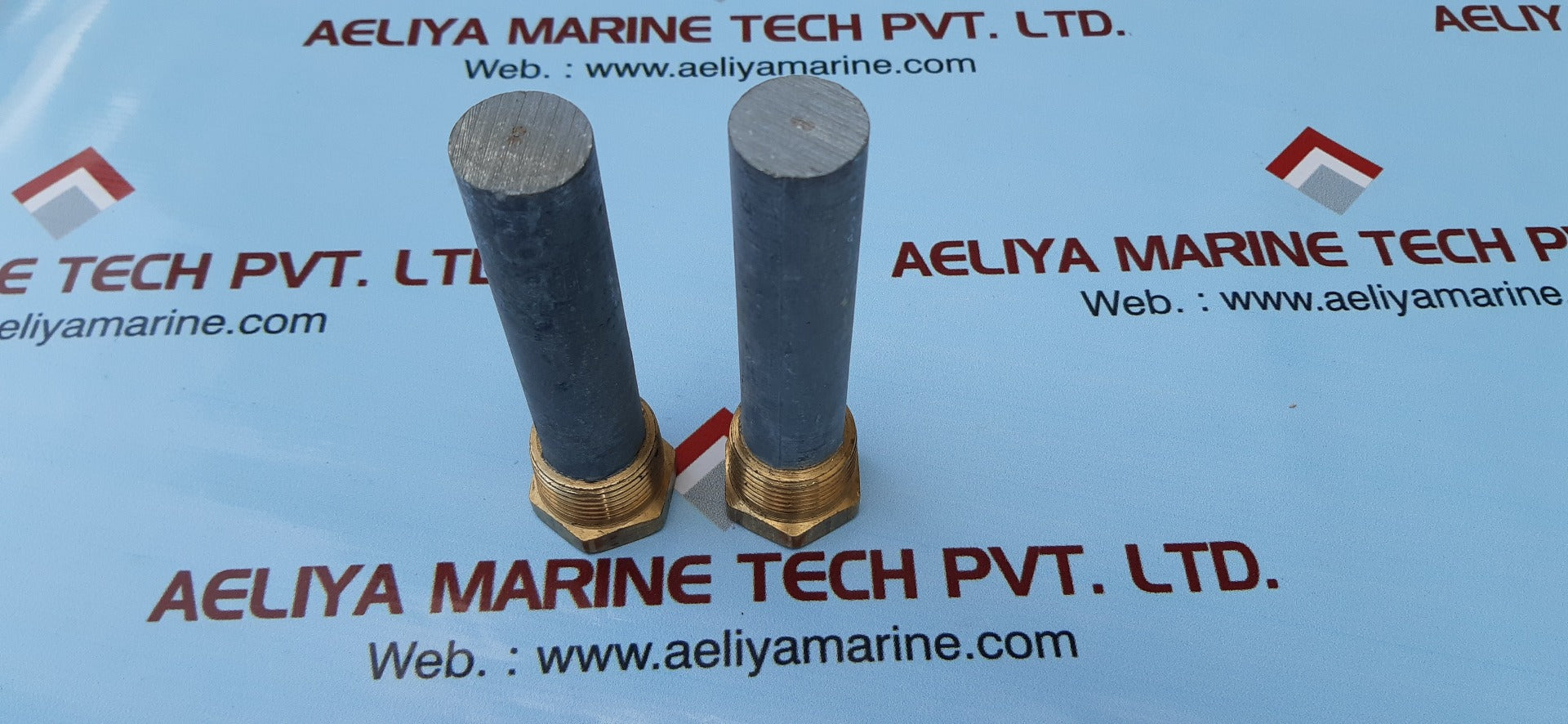 ROTOMETALS CORROSION INHIBITING ZINC PENCIL ANODE 1 IN DIA X 4IN LONG X 1 IN 3606K21