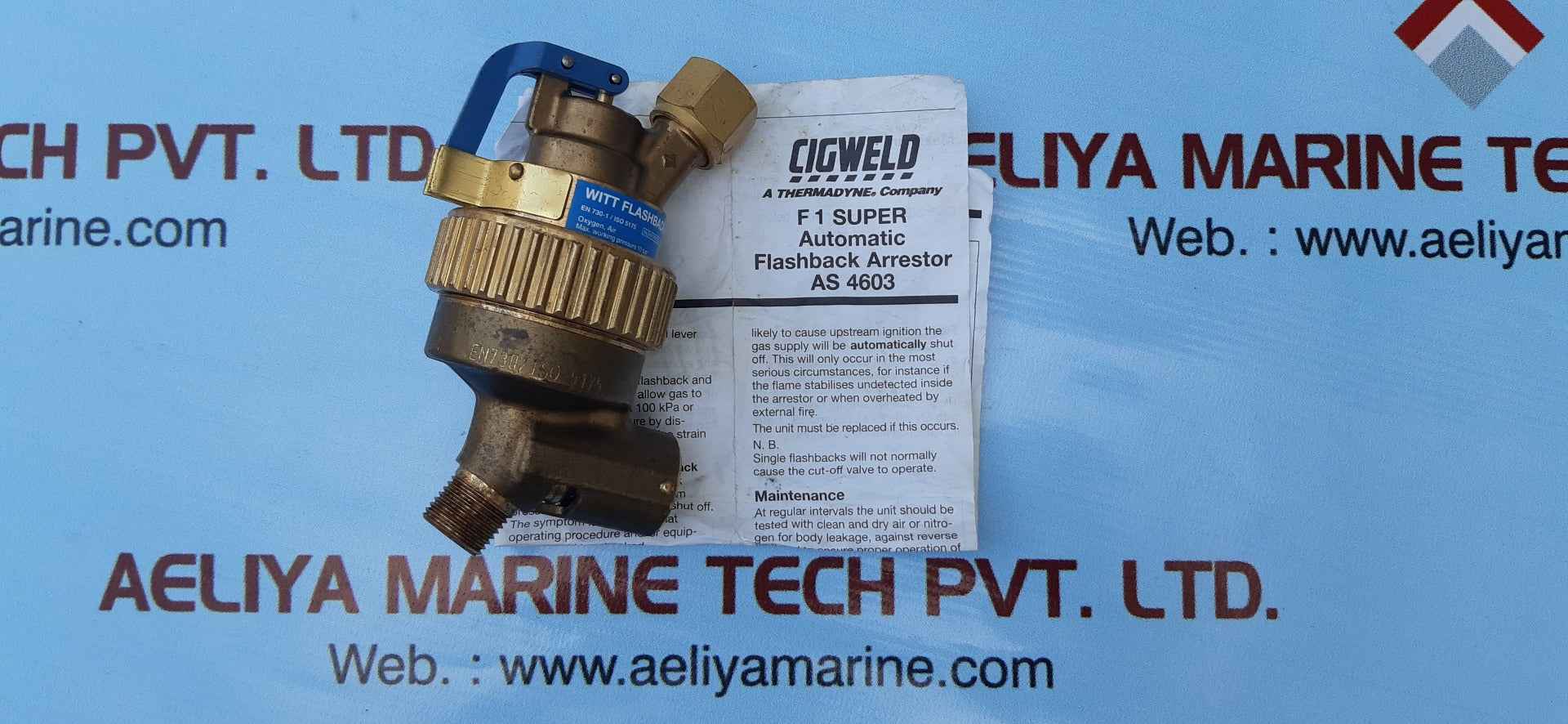 Cigweld F1 Super Automatic Flashback Arrestor As 4603