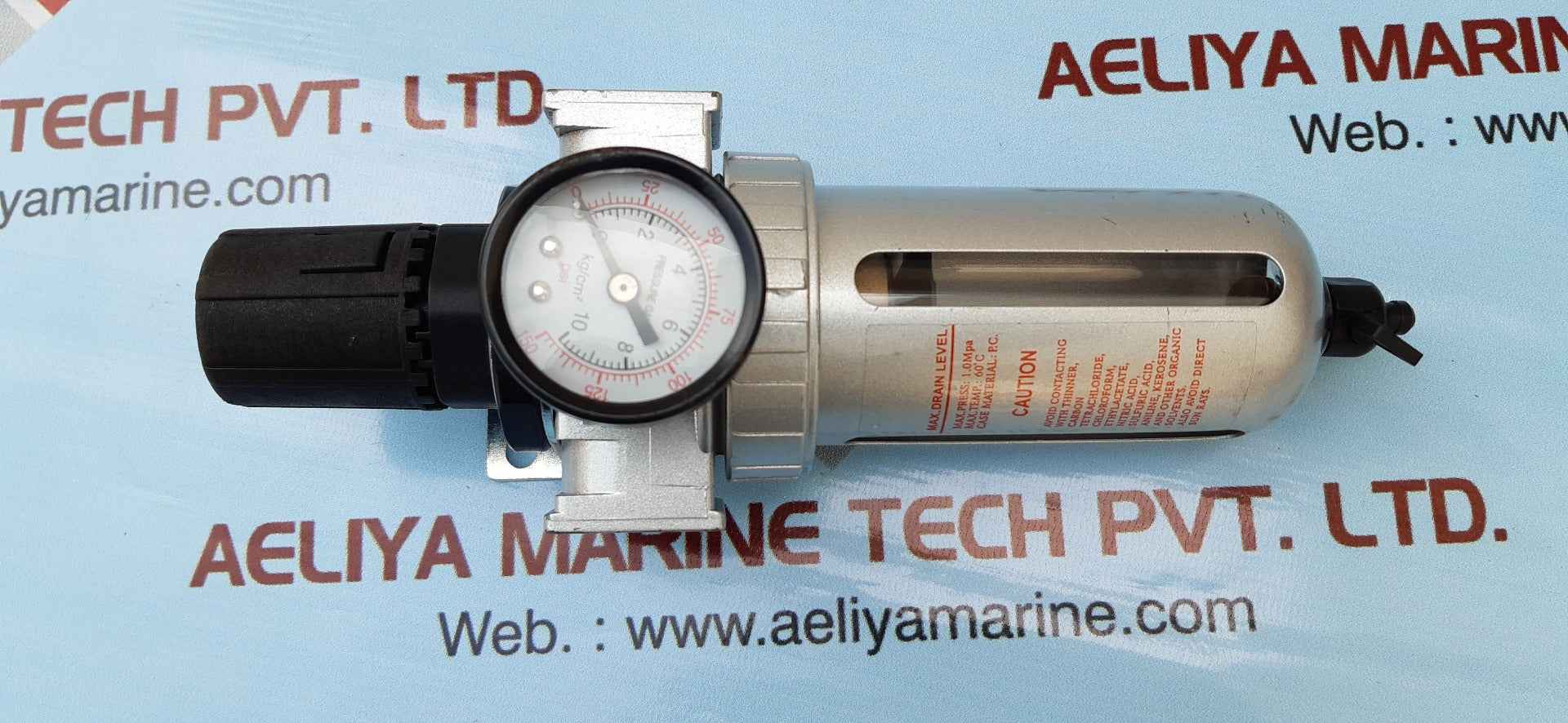 Max Drain Level Pressure Gauge 0-150 Psi