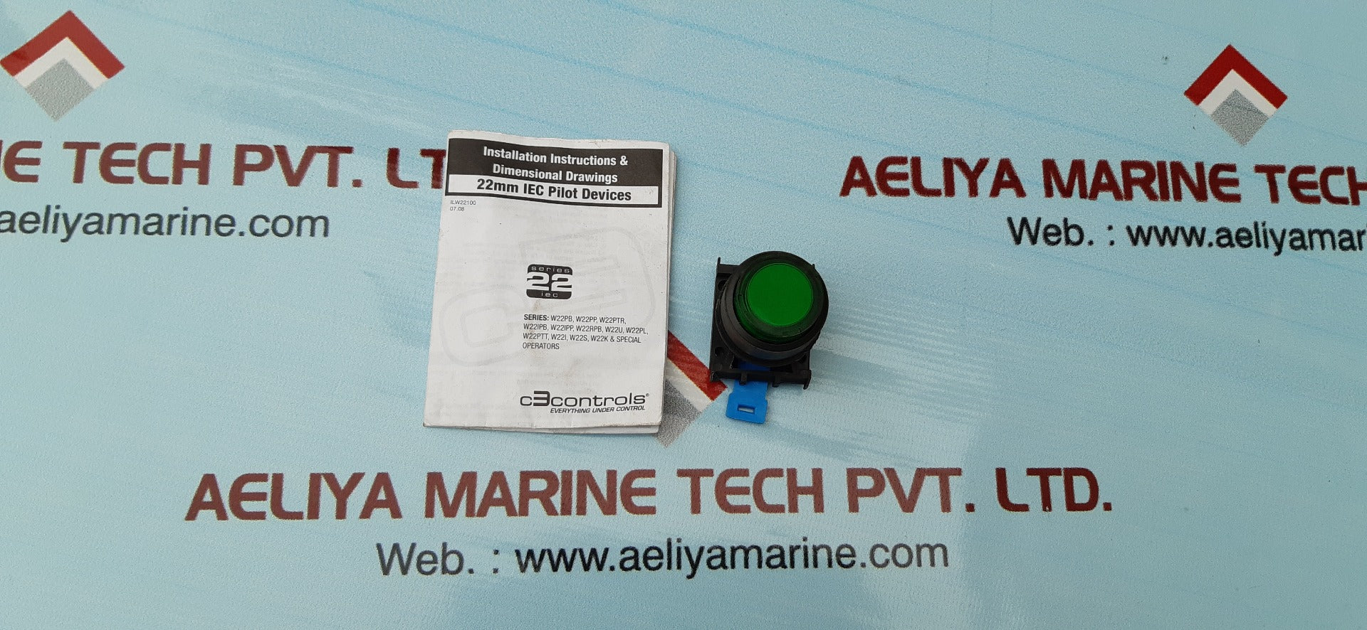 c3 controls w22ipb-eg 22 mm iec pilot devices