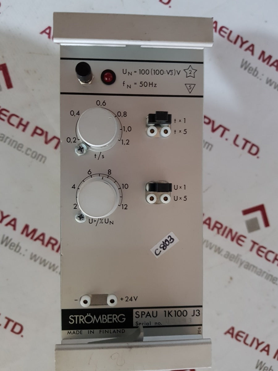 Stromberg spau1k100j3 single phase time relay