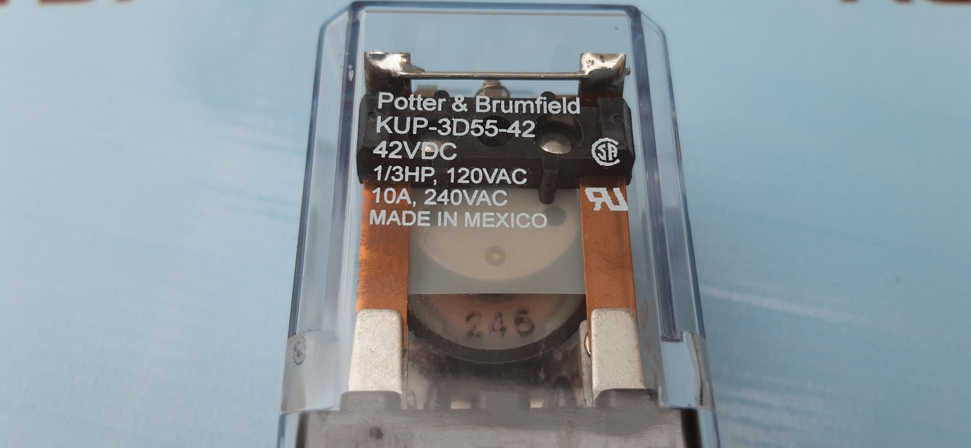 Potter & brumfield kup-3d55-42 relay 42vdc